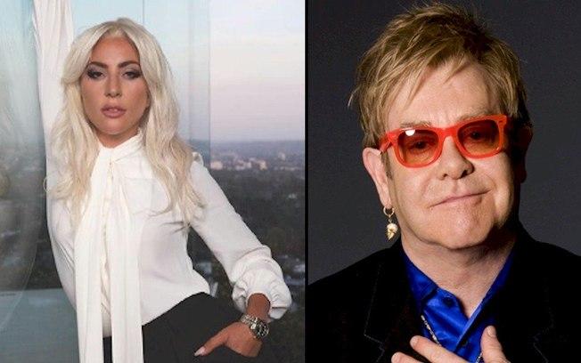 Lady Gaga e Elton John trabalham em nova música: 