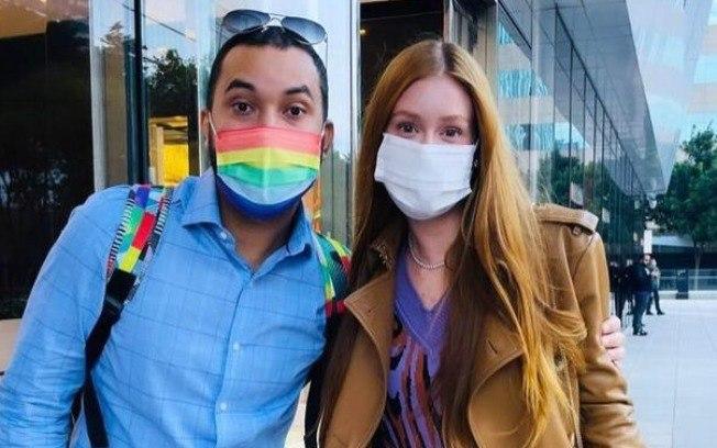 Marina Ruy Barbosa encontra Gil do Vigor: 