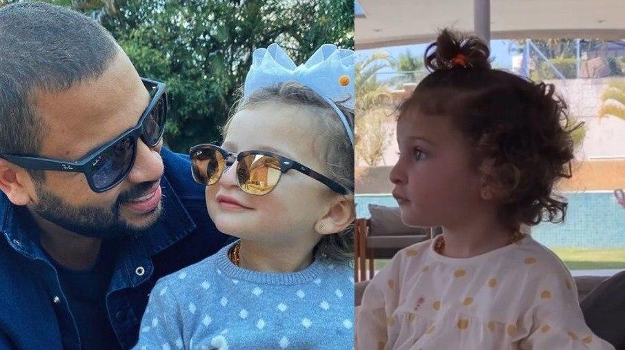 Projota chora ao ver vídeo da filha o reconhecendo na TV