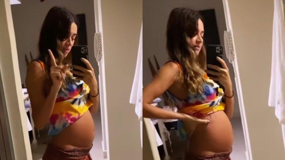 Thaila Ayala mostra barriga e desabafa sobre gravidez: 