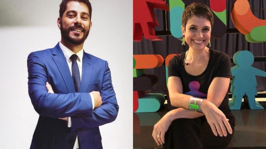 Evaristo Costa relembra bancada com Sandra Annenberg: 'Me deve uma vuvuzela'