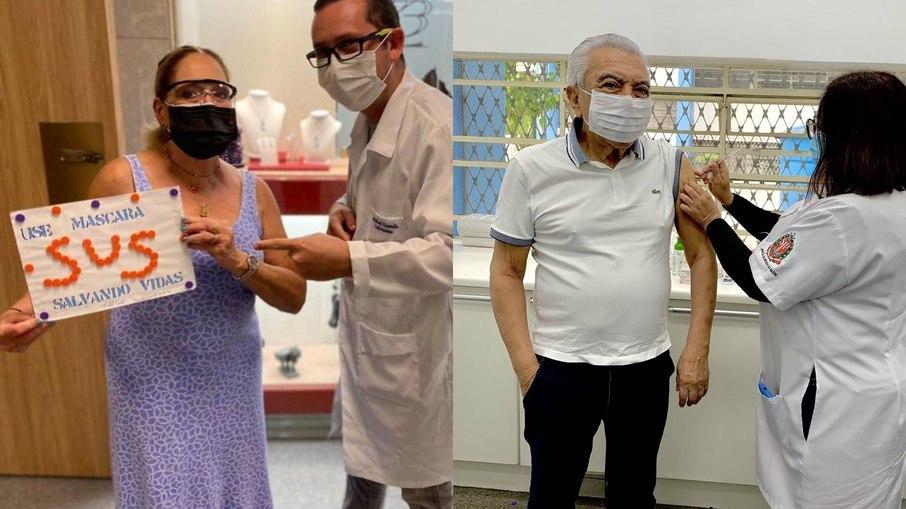 Famosos tomam terceira dose de vacina contra Covid-19; veja lista