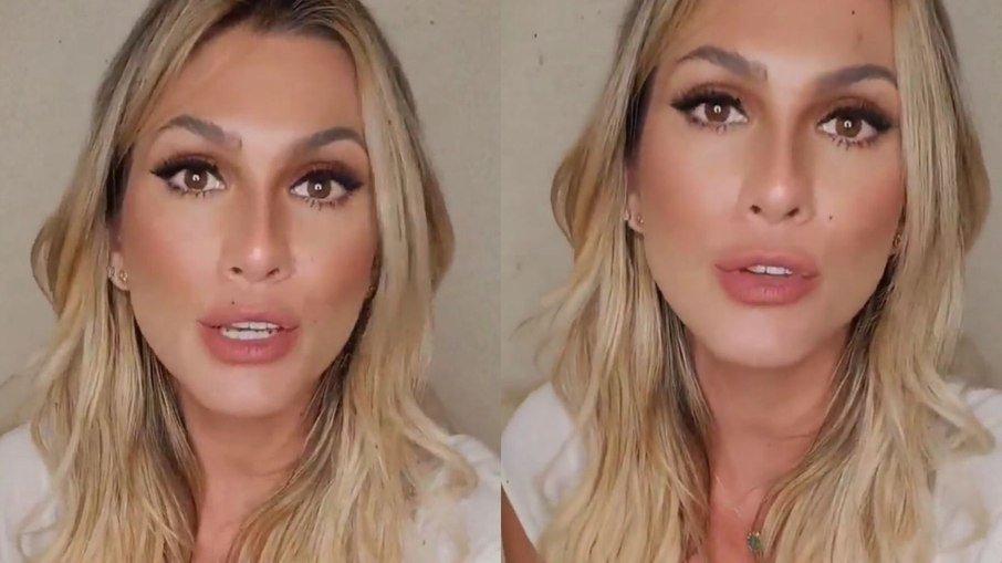 Lívia Andrade desabafa após ser vista em exame de DNA do filho do namorado