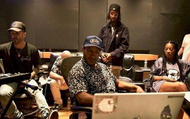 Ludmilla se encontra com produtores de Ariana Grande e Megan Thee Stallion