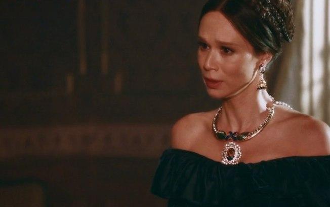 'Nos Tempos do Imperador': Pilar é confrontada por partida repentina