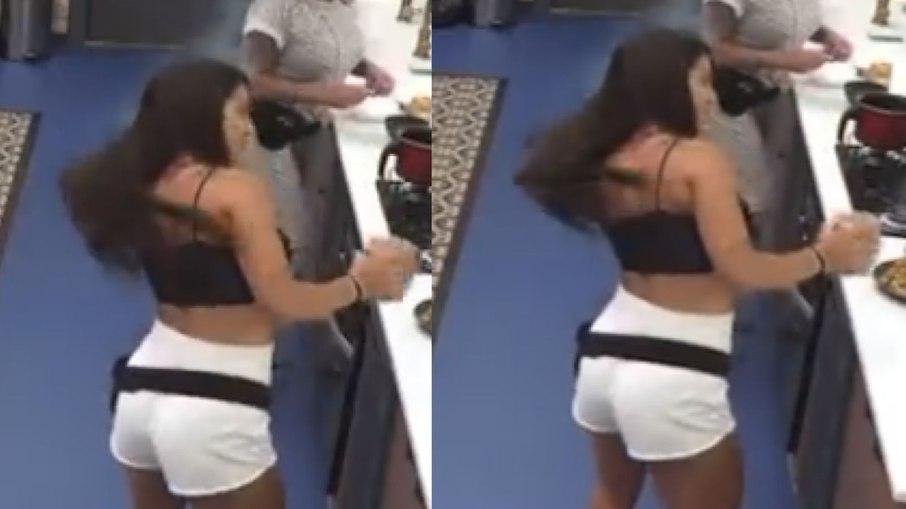 'A Fazenda 13': cabelo de Marina Ferrari pega fogo; veja vídeo