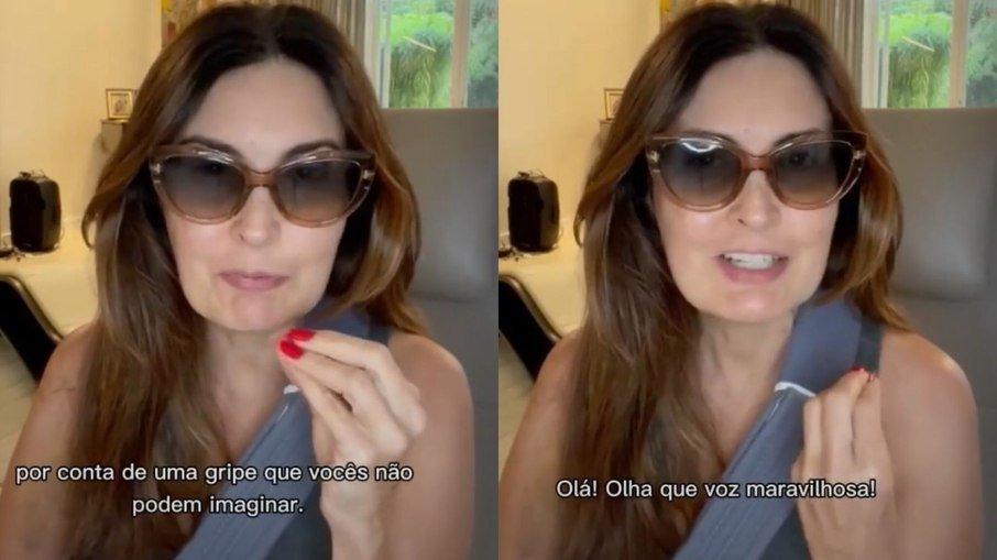 Fátima Bernardes leva susto após cirurgia: 