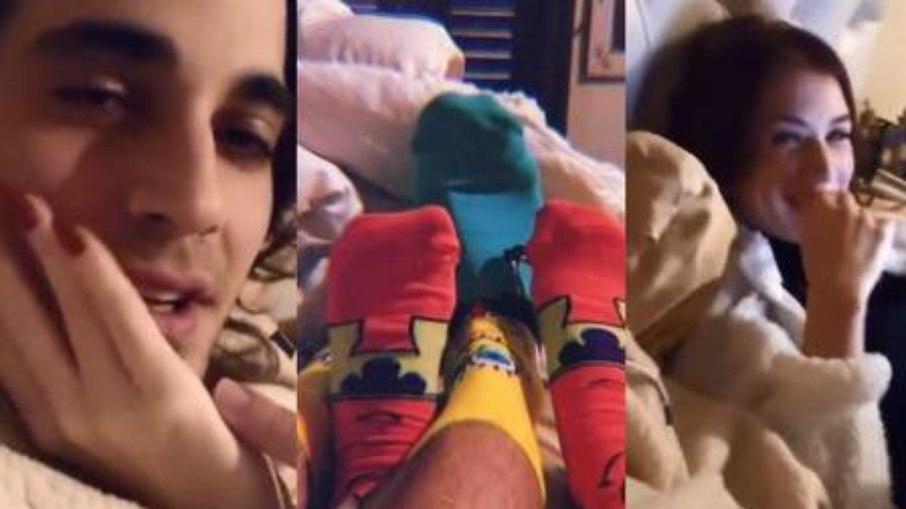 Fiuk compartilha momento íntimo com a namorada