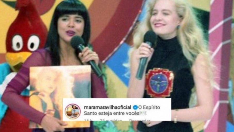 Mara Maravilha consola Angélica após pai da apresentadora ter AVC