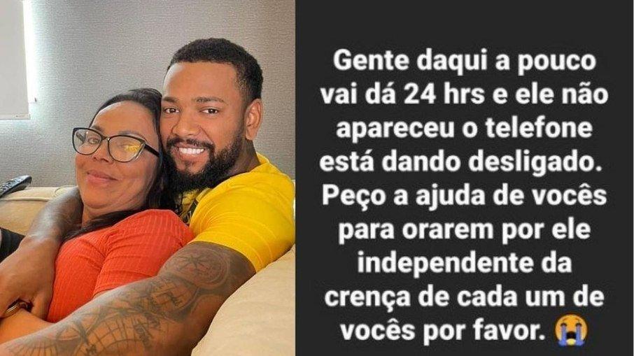 Perfil hackeado de mãe de Nego do Borel se aproveita do sumiço do cantor