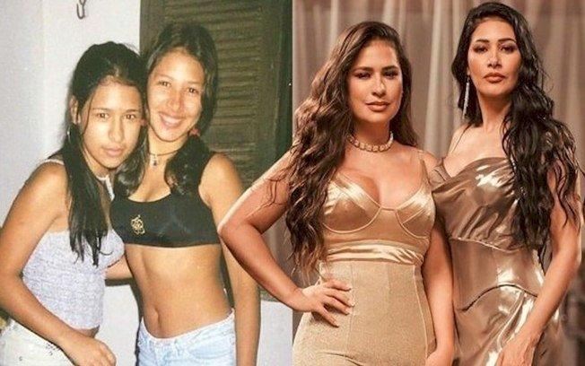 Simone e Simaria publicam fotos de antes e depois da dupla sertaneja