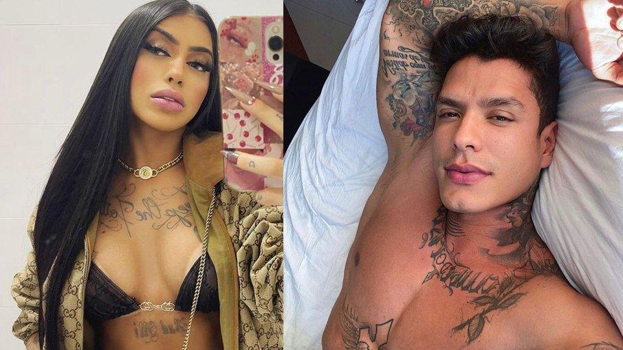 A Fazenda 13: após ser 'excluído' de trisal, noivo de Sthe interage com Mirella