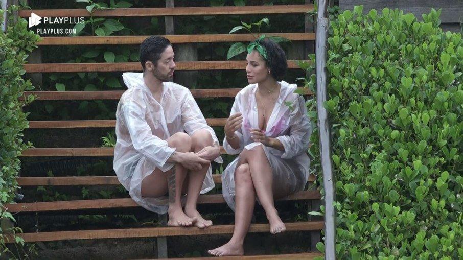 'A Fazenda 13': Rico e Aline criticam falas preconceituosas de Dayane; vídeo