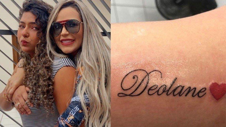 Após tatuagem errada, fã de Deolane cobra cachê e se vende como 