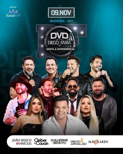 Está chegando: Diego Faria anuncia todos os convidados de seu DVD “Sinta a Experiência”