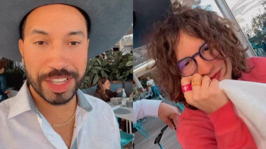 Gil do Vigor e Lucas Jagger se encontram em Miami