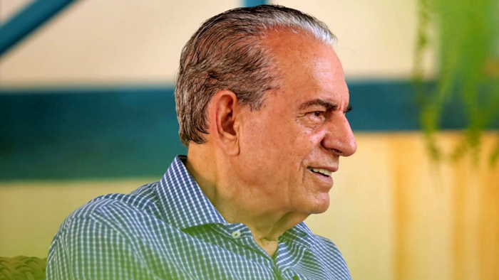 Governador Ronaldo Caiado participa de culto memorial por Iris Rezende