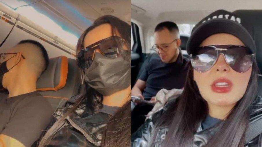 Maraisa pega o primeiro avião após a morte de Marília Mendonça: 