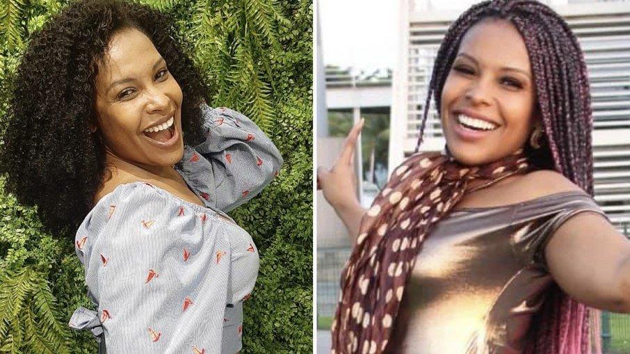 Sol Vega surge com mega-hair para gravar o longa-metragem 