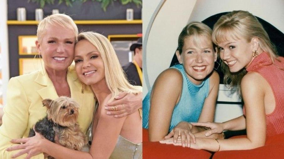 Xuxa parabeniza Eliana pelo aniversário: 