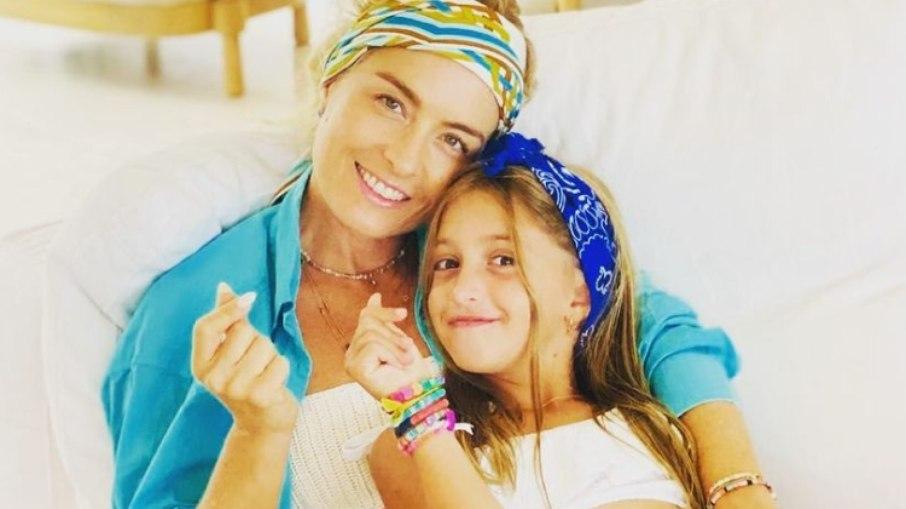 Angélica reclama de perfis falsos da filha, Eva, nas redes: 'Maldade fazer isso'