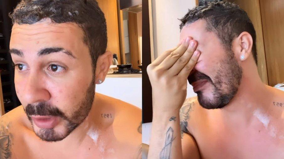 Carlinhos Maia vaza nude durante vídeo: 