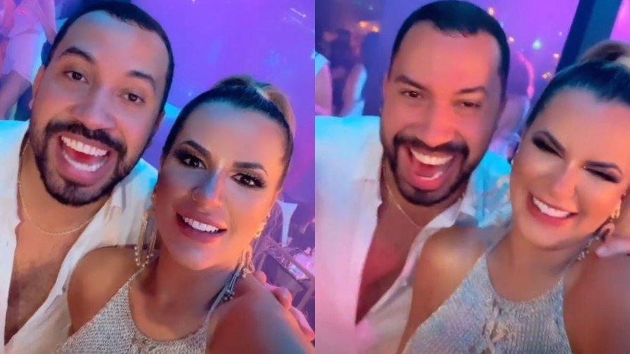 Deolane Bezerra e Gil do Vigor se encontram e exaltam Lula