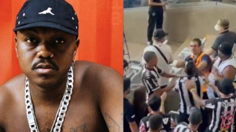 Djonga diz que foi vítima de racismo antes de agredir seguranças no Mineirão