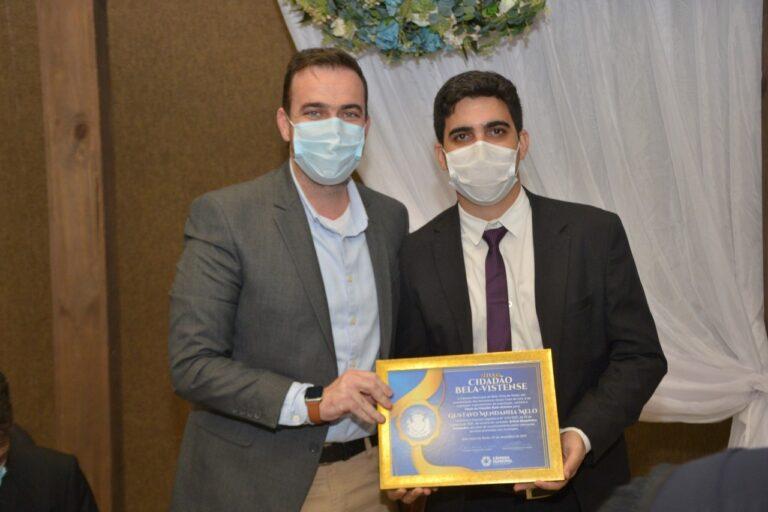 Gustavo Mendanha recebe título de cidadão bela-vistense