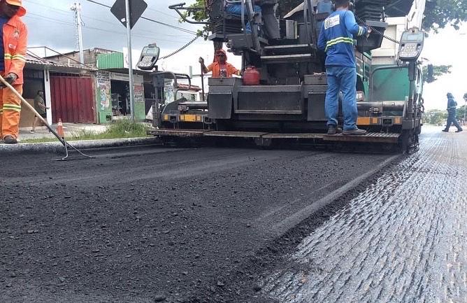 Jardim das Hortênsias, Moinho dos Ventos e mais 11 bairros recebem manutenção asfáltica nesta quarta, 8