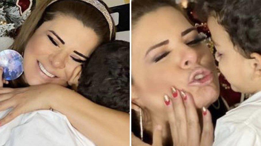 Mara Maravilha se derrete ao falar do filho: 