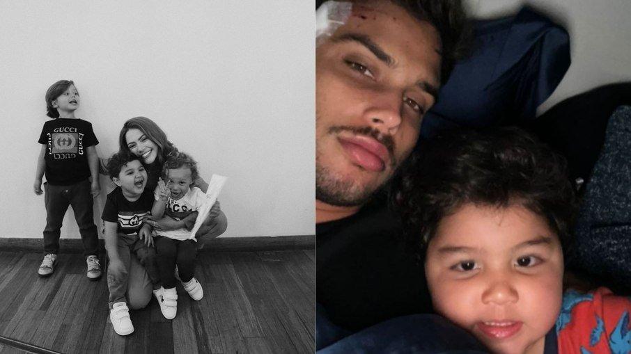 Sarah Poncio e Jonathan postam fotos com Josué após perderem a guarda do menino