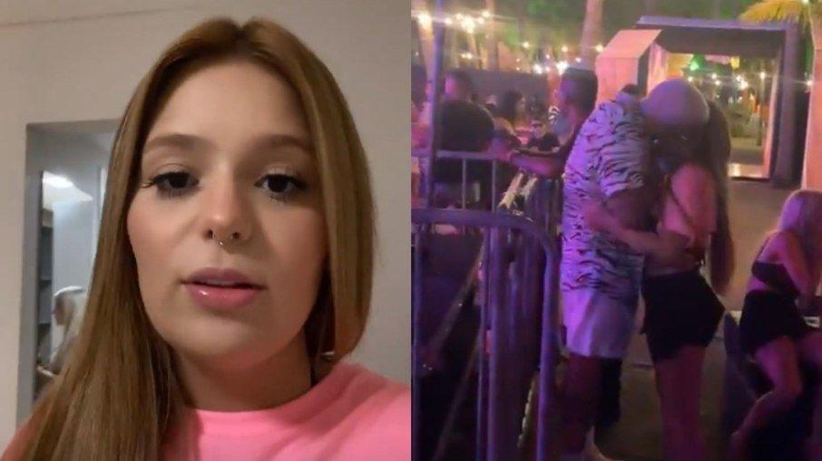 Viih Tube é flagrada beijando Lipe Ribeiro na Farofa da Gkay