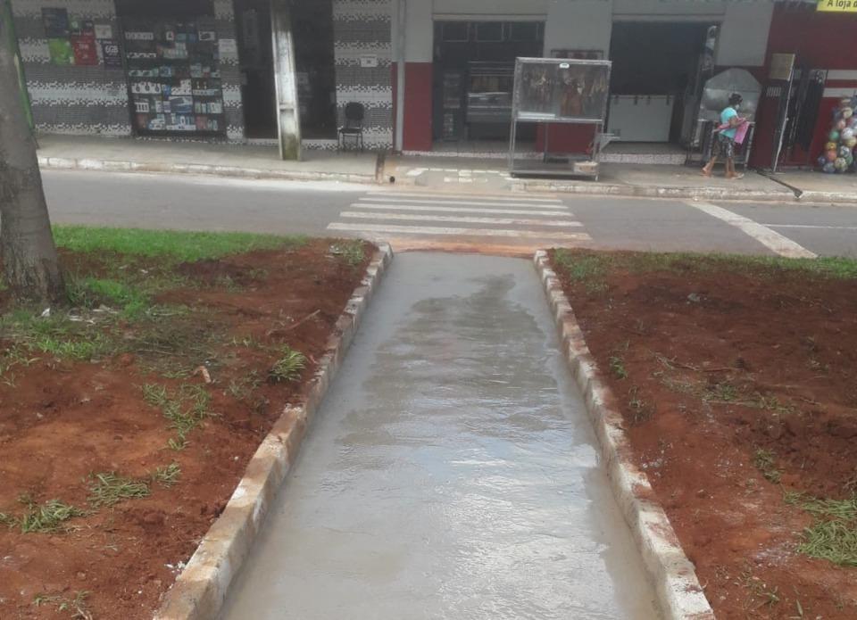 Acessibilidade: Jardim Novo Mundo recebe rebaixamento de calçadas