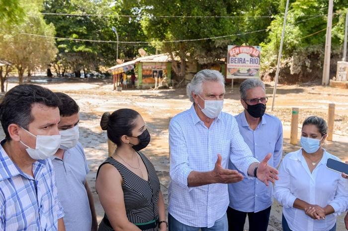 Caiado vistoria Faina e Itapirapuã