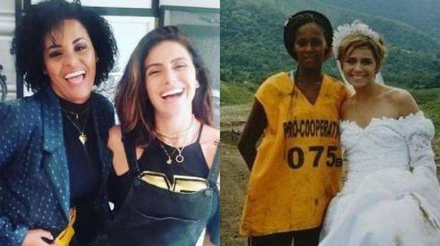 Catadora ajudada por Gio Antonelli: 