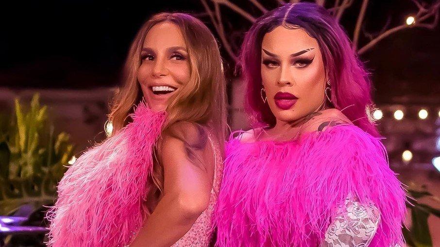 Ivete Sangalo lança sua parceria com Gloria Groove. 