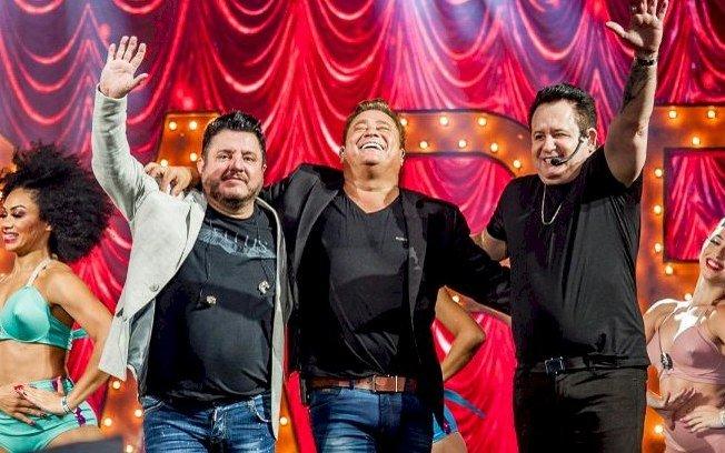Leonardo e a dupla Bruno & Marrone adiam show em São Paulo