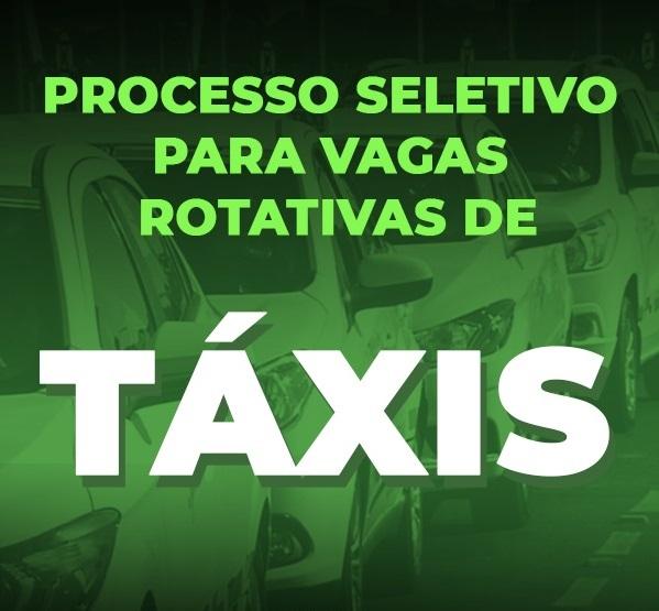 Novas vagas rotativas para táxis são oferecidas em Goiânia por meio de processo seletivo