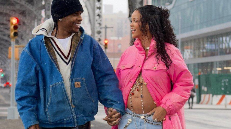 Rihanna está grávida! Cantora e A$AP Rocky esperam primeiro filho