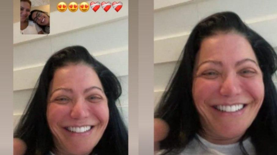 Simone Poncio, internada em clínica psiquiátrica, fala com Sarah