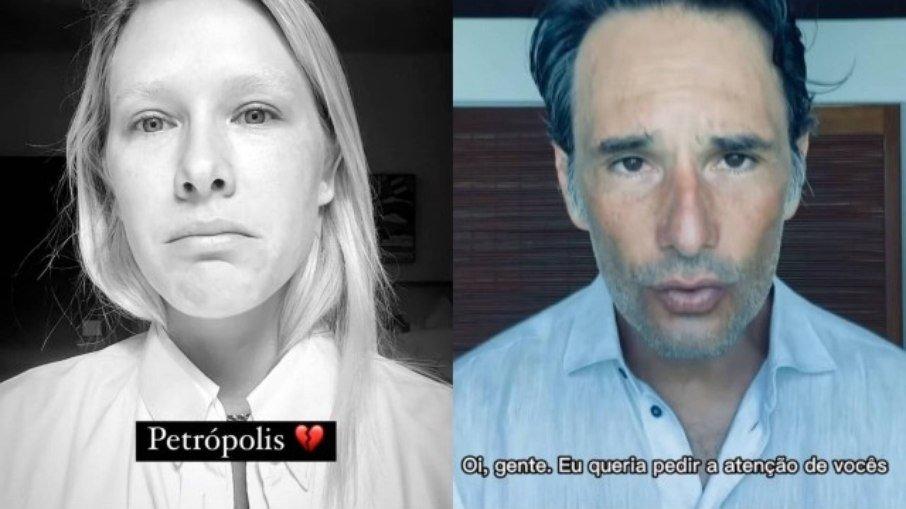 Atores naturais de Petrópolis fazem apelo em prol das vítimas