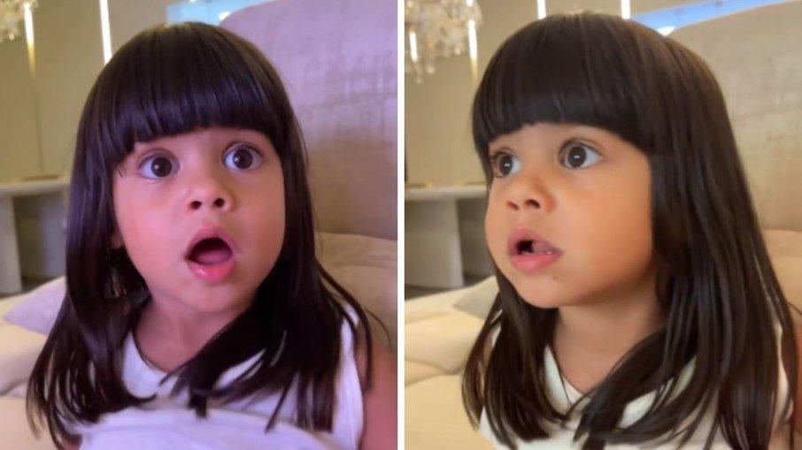 Filha de Arthur Aguiar não se conforma com o pai no monstro: 'Tadinho'