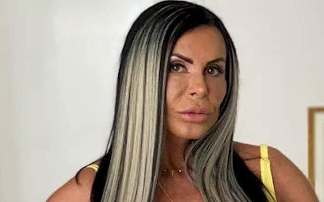 Gretchen usa calcinha com nome do marido e dispara: 