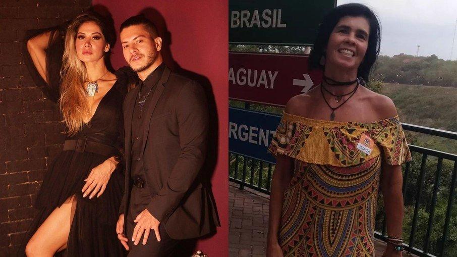 Mãe de Arthur Aguiar e Maíra Cardi não se falam desde separação