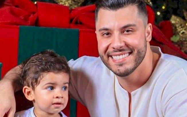 Murillo Huff posta foto ao lado do filho Léo e encanta a internet