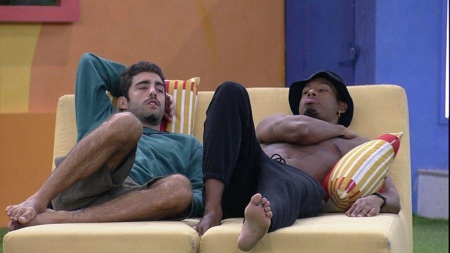 'BBB 22': Paulo André e Pedro Scooby falam da saudade dos filhos