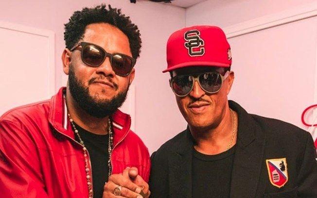 Emicida e Mano Brown se encontram no Bud Studio no Lollapalooza