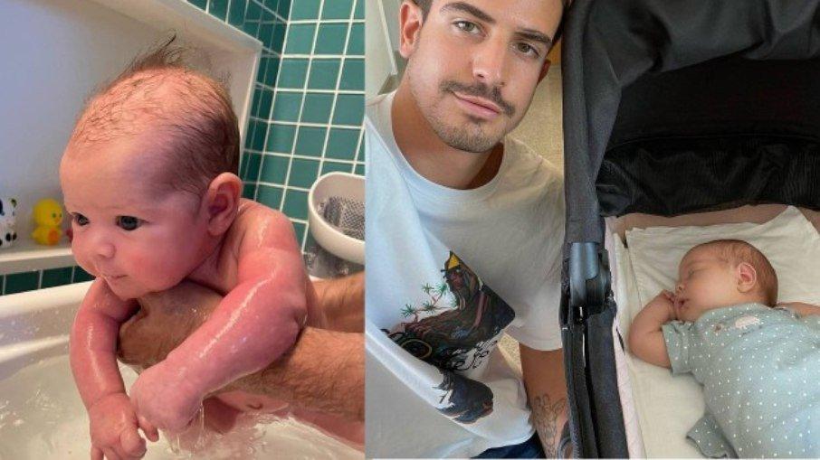 Enzo Celulari mostra irmã tomando banho: 