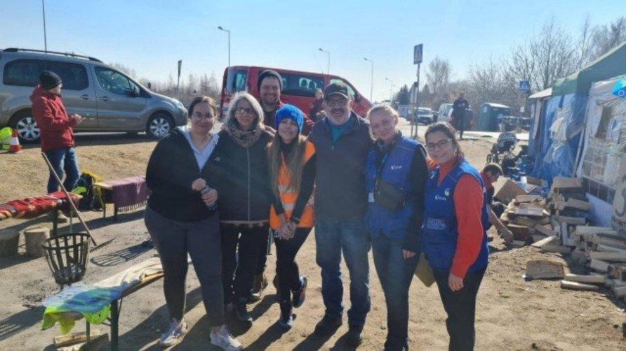 Liziane Gutierrez integra equipe de ajuda a refugiados na Ucrânia